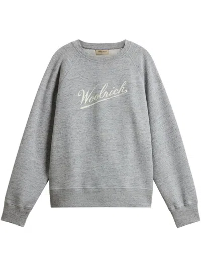 WOOLRICH WOOLRICH LOGO COTTON SWEATSHIRT