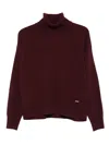 Woolrich Turtleneck Sweater In Purple