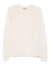 Woolrich Raglan-sleeves Crew-neck Sweater In Neutral