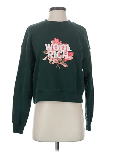 Pre-owned Woolrich Sweatshirt In Green