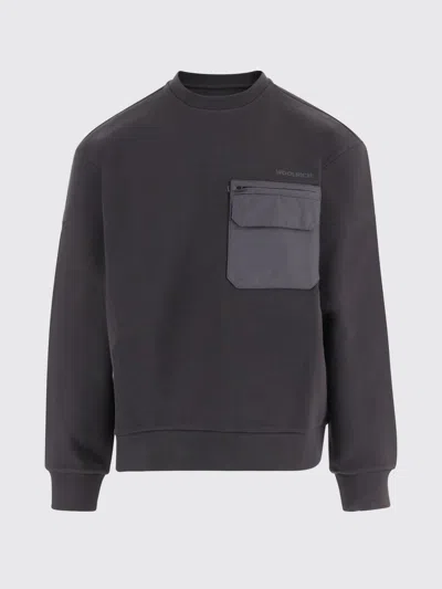 Woolrich Sweatshirt  Men Color Grey In Gray
