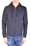 Woolrich Blue Cotton Sweatshirt In Blue