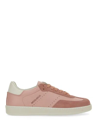 Woolrich "swing Court" Sneaker In Pink