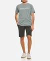 Woolrich Light Garment Dyed T-shirt With Logo In Green