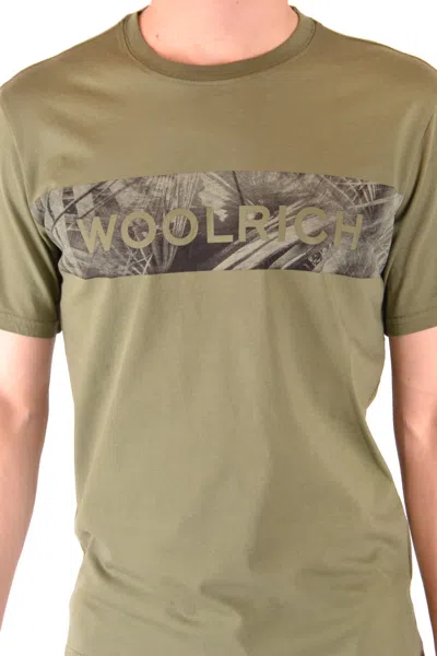 Woolrich T Shirt Green In Multi