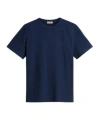 Woolrich T-shirt In Pure Cotton Slub Fabric In Black