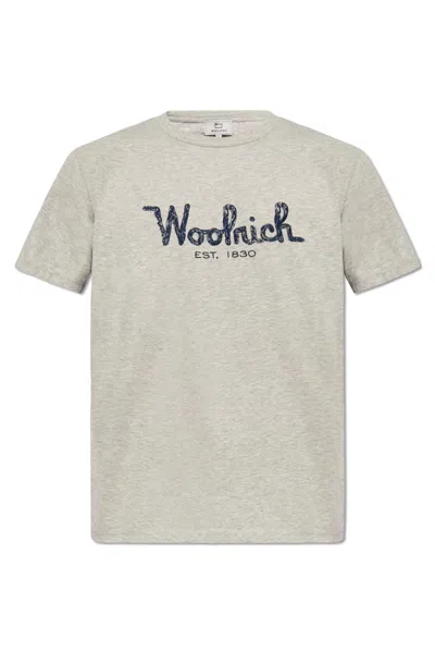 WOOLRICH T-SHIRT WITH LOGO