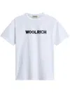 Woolrich Open-necked Black Shirt In White