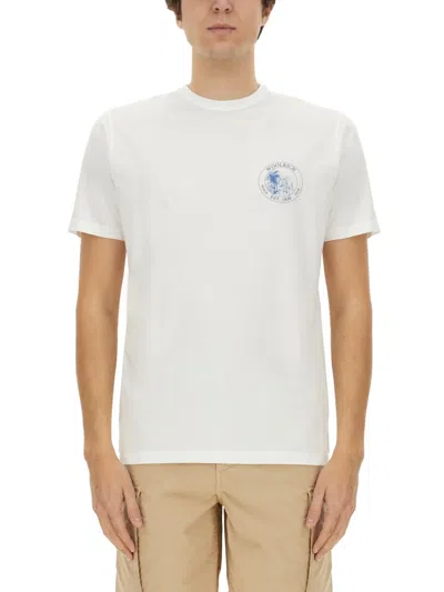 WOOLRICH T-SHIRT WITH PRINT