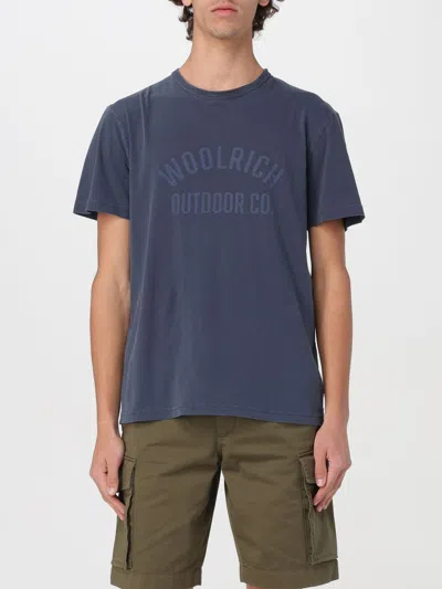 Woolrich T-shirt  Men Color Blue 1