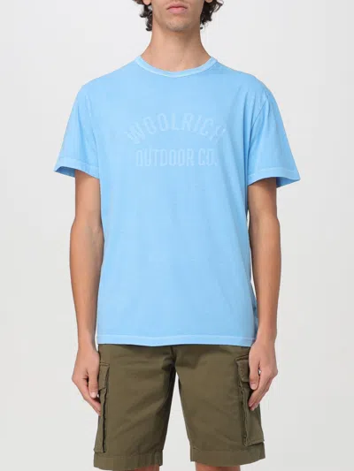 Woolrich T-shirt  Men Color Blue