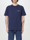 Woolrich Logo T-shirt In Blau