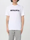 Woolrich Open-necked Black Shirt In White