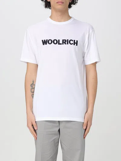 WOOLRICH T-SHIRT WOOLRICH MEN COLOR WHITE,G71132001