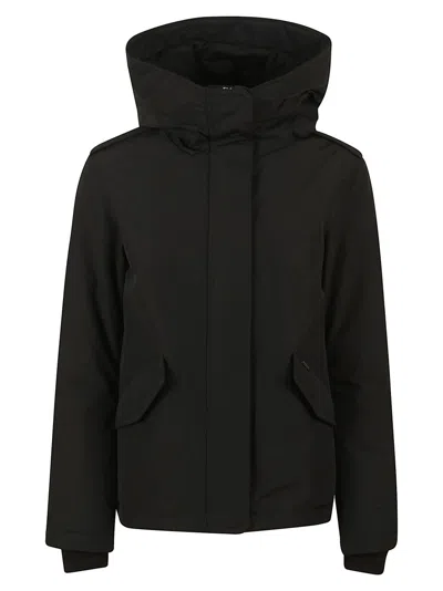 Woolrich Tailored Military Jacket In Black