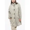 Woolrich Tartan Peony Coat With Hidden Hood
