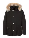 Woolrich Arctic Anorak Down Jacket In Black