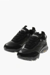 Woolrich Tech Fabric Trekking Runner Sneakers With Vibram Sole In Black