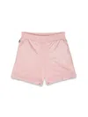 Woolrich Tech Fleece Shorts In Pink