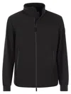 Woolrich Slim Fit Pacific Two Layers Hooded Jacket In Black