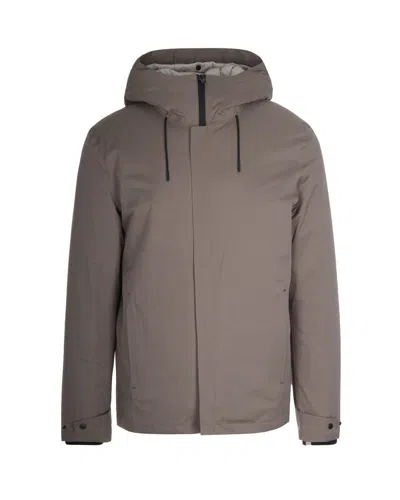 WOOLRICH TECHNICAL FABRIC CRESTMONT JACKET WITH ADJUSTABLE HOOD