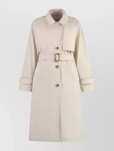 Woolrich Technical Fabric Trench Coat