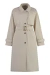 WOOLRICH TECHNO FABRIC TRENCH COAT