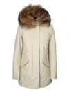 Woolrich Ivory Polyester Luxury Arctic Down Jacket