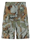 Woolrich Tie-dye Shorts In Neutrals