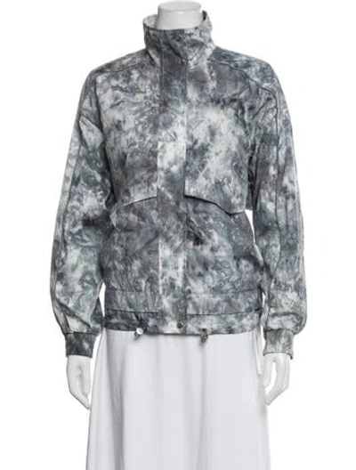 Pre-owned Woolrich Tie-dye Print Jacket In Blue