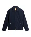 Woolrich Timber Zip-front Jacket In Blue