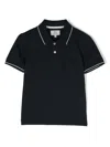 Woolrich Tipped Polo Shirt In Blue