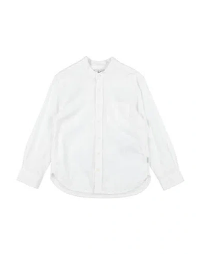 Woolrich Babies'  Toddler Boy Shirt White Size 6 Cotton, Linen In Multi