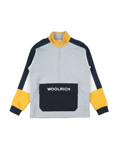 Woolrich Babies'  Toddler Boy Sweatshirt Light Grey Size 6 Cotton, Polyester In Black