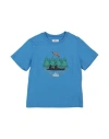 Woolrich Babies'  Toddler Boy T-shirt Azure Size 6 Cotton In Blue