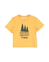 Woolrich Babies'  Toddler Boy T-shirt Mandarin Size 4 Cotton In Yellow