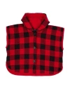 Woolrich Toddler Girl Cape Red Size 3 Wool, Modal, Polyamide, Cashmere In Red
