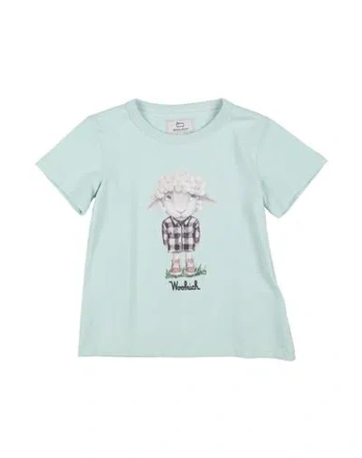 Woolrich Babies'  Toddler Girl T-shirt Light Green Size 4 Cotton