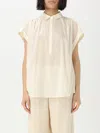 Woolrich White Shirt With Rolled Sleeves In Weiss