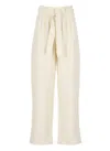 Woolrich Linen And Cotton Pants In Beige
