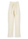 Woolrich Linen And Cotton Pants In Beige