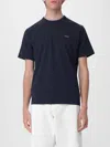 Woolrich Logo Crew Neck T-shirt In Blue