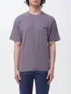 Woolrich Tシャツ  メンズ カラー バイオレット In Gray
