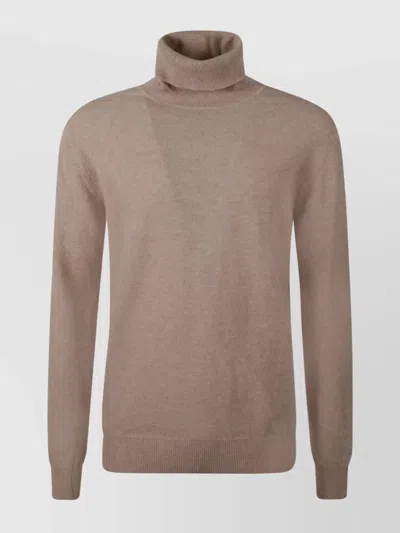 WOOLRICH TURTLENECK KNITWEAR WITH RIBBED CUFFS AND HEM