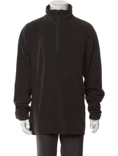 Pre-owned Woolrich Turtleneck Long Sleeve Pullover In Black