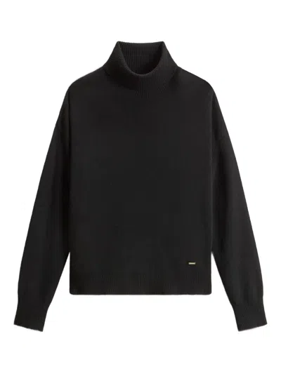 Woolrich Turtleneck Sweater In Black