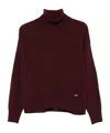 Woolrich Turtleneck Sweater In Brown