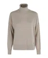 Woolrich Comfort Wool Cashmere Turtleneck In Gray