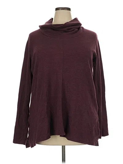 Pre-owned Woolrich Turtleneck Sweater In Burgundy