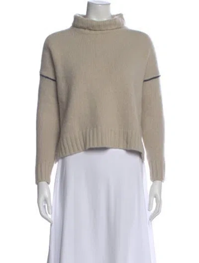 Pre-owned Woolrich Turtleneck Sweater In Neutral